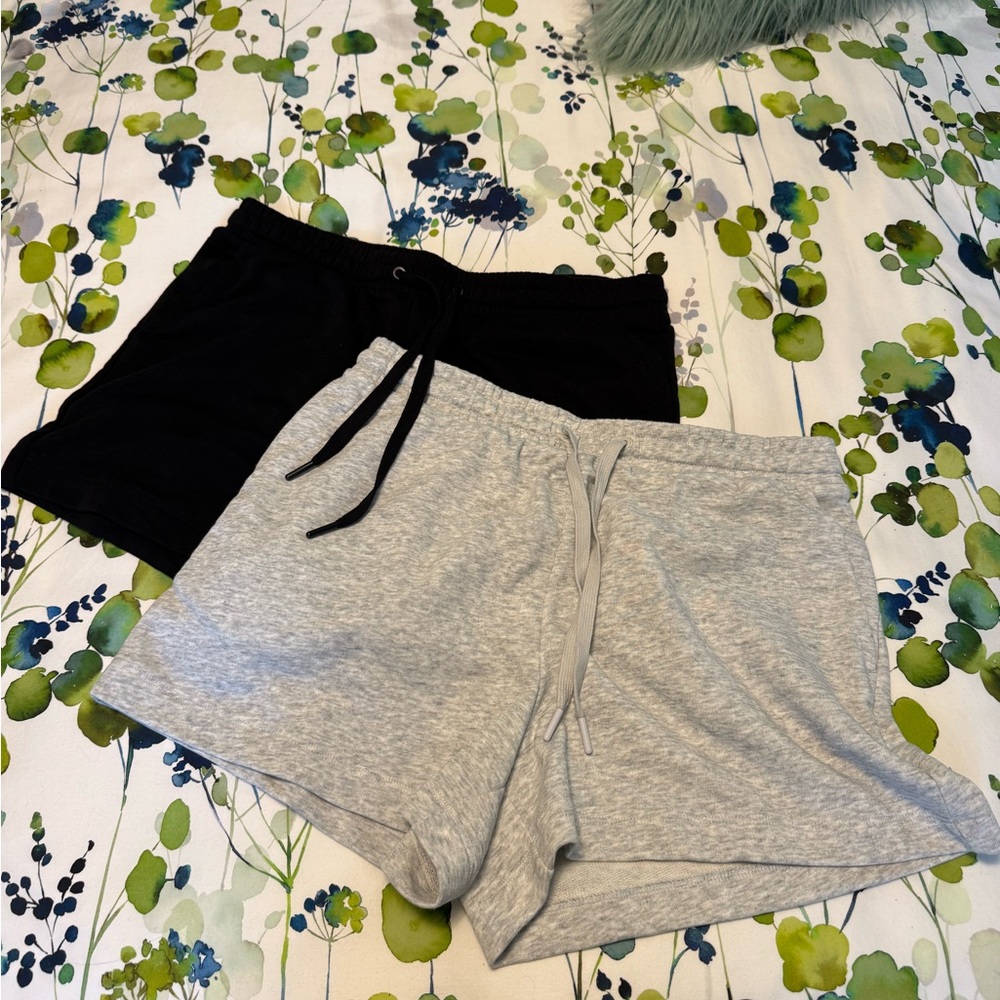 Banana Republic Black and Gray Athletic Shorts
